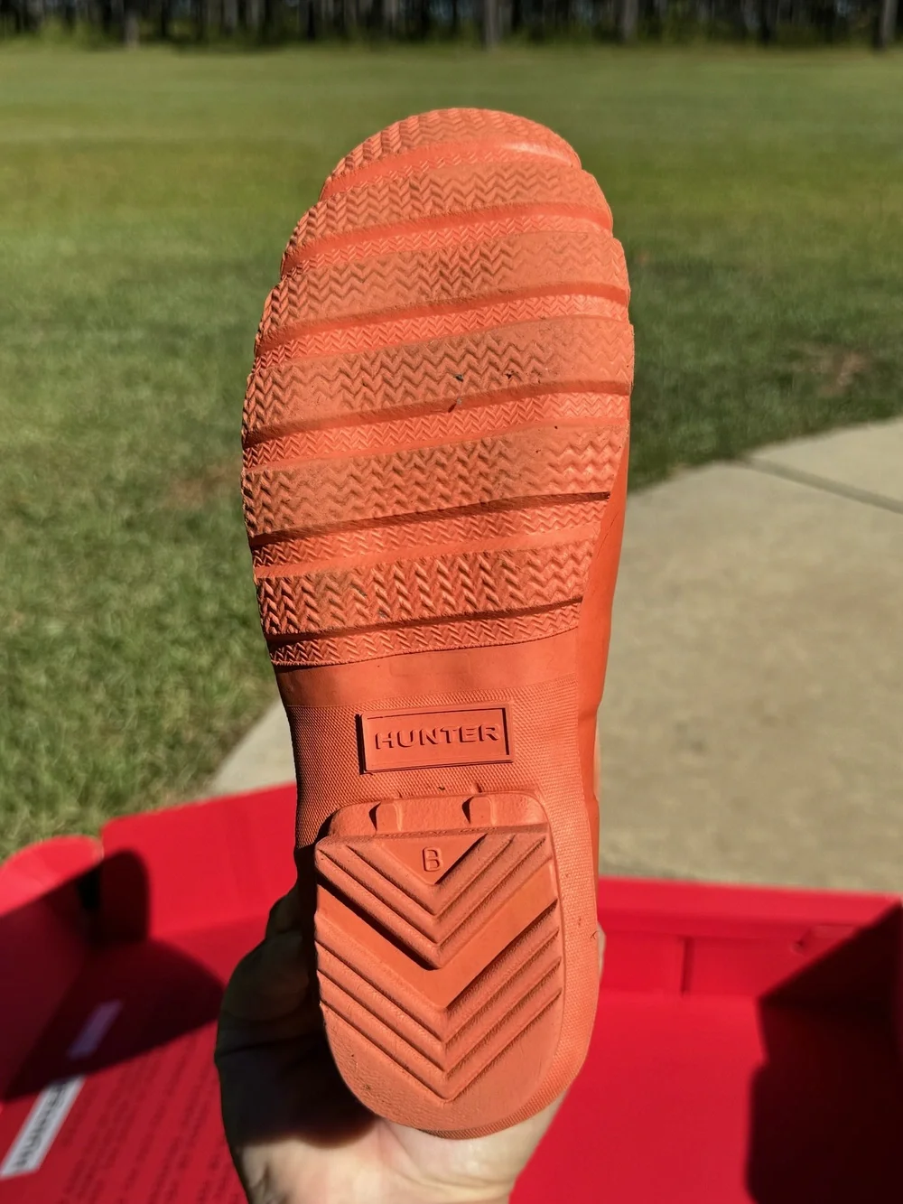 Hunter Original Kids Nebula-JFT6040NEB-Alpine Poppy-Size 5B/6G